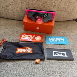 NEW SPY MONOLITH 5050 Pink and Black Sunglasses